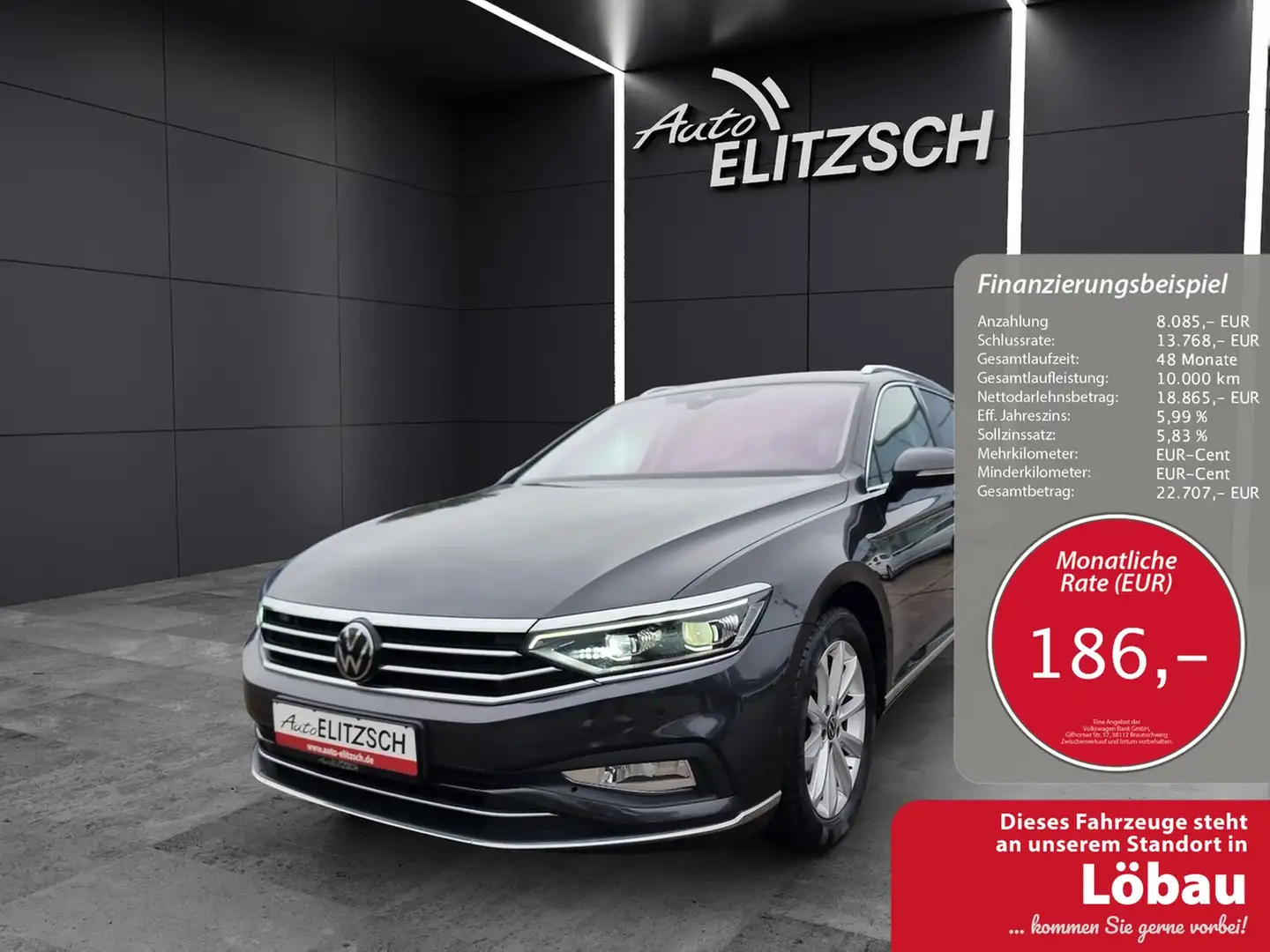 Volkswagen Passat Variant TSI Elegance DSG Matrix Navi AID ACC RFK SH Grau - 1