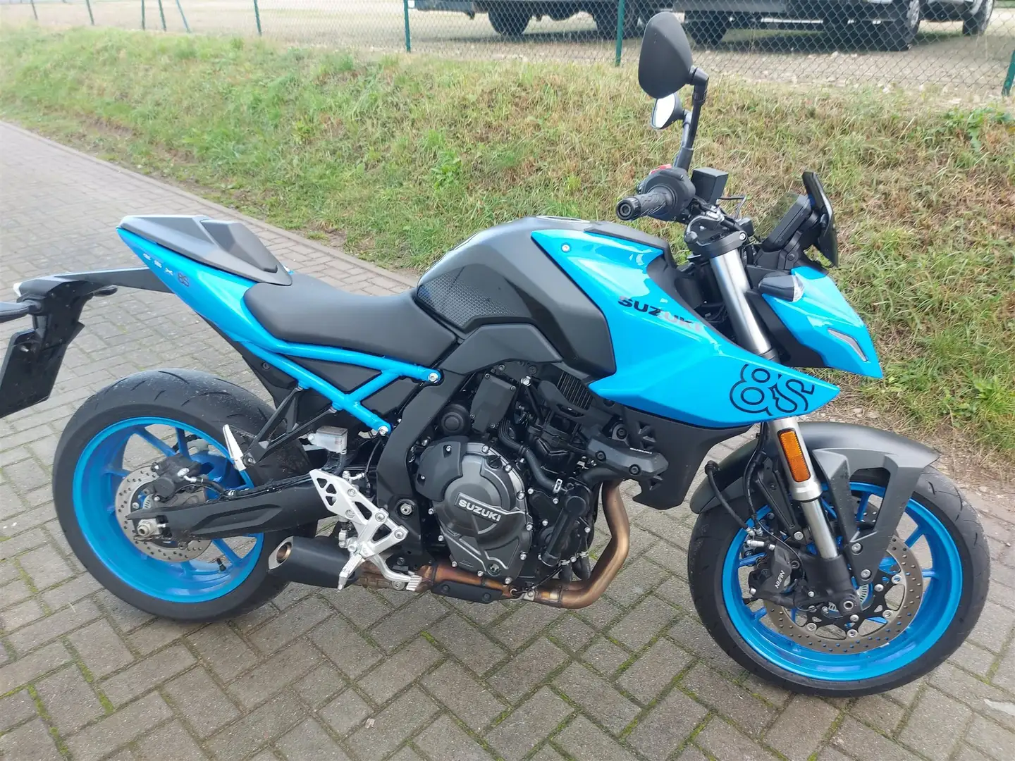 Suzuki GSX 8S Crashpads, Soziusabdg.... Blu/Azzurro - 1