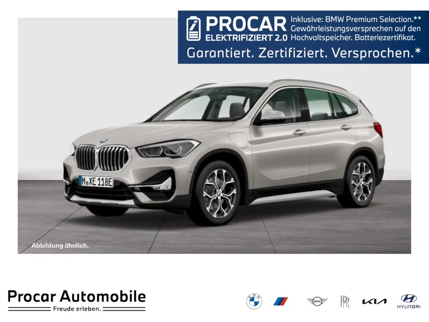 BMW X1 xDrive25e  xLine RFK NAVI LED PDC V+H DAB Weiß - 1