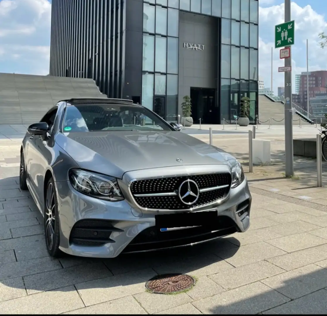 Mercedes-Benz E 400 d 4Matic Coupe 9G-TRONIC AMG Line Szary - 1