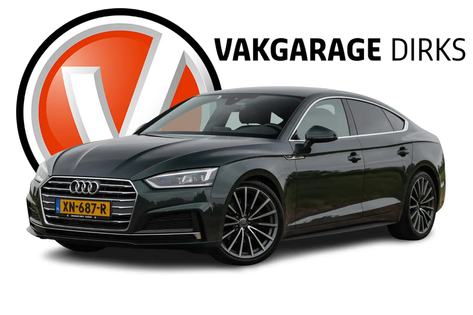 Audi A5 Sportback 40 TFSI Aut. 190 pk S-line ✅ Leder ✅ 19 Verde - 1