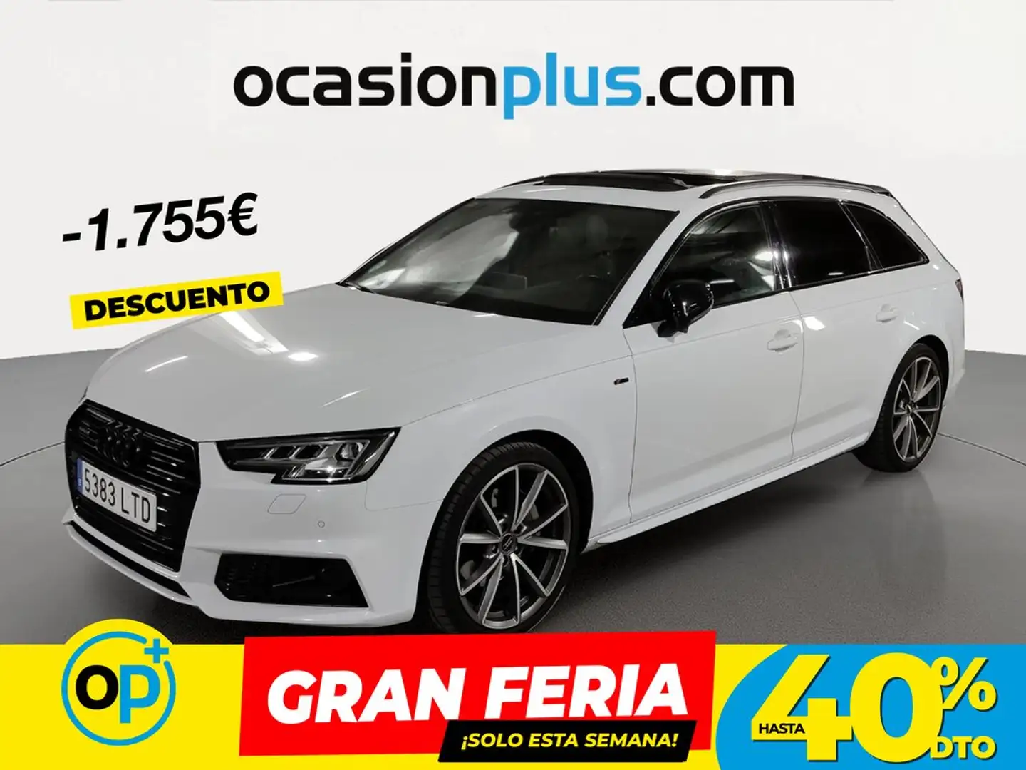 Audi A4 Avant 2.0TDI Black line edition Q. S-T 140kW Blanco - 1