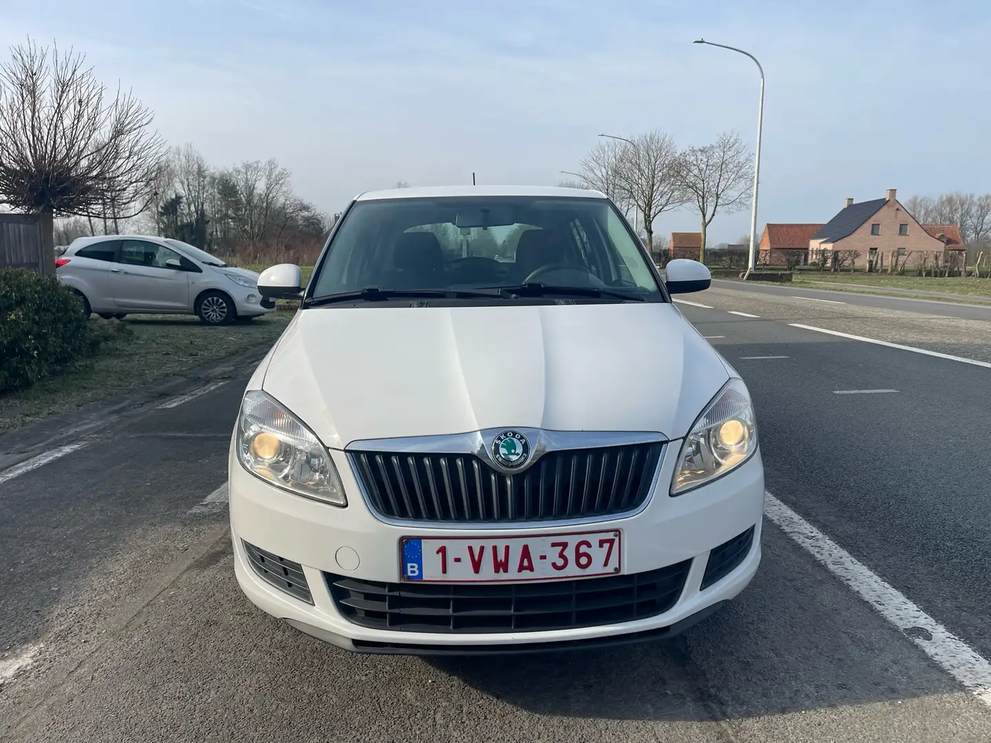 Skoda Fabia Fabia 1.6 TDI ,Airco,Cruise control,Reeds gekeurd, Wit - 2