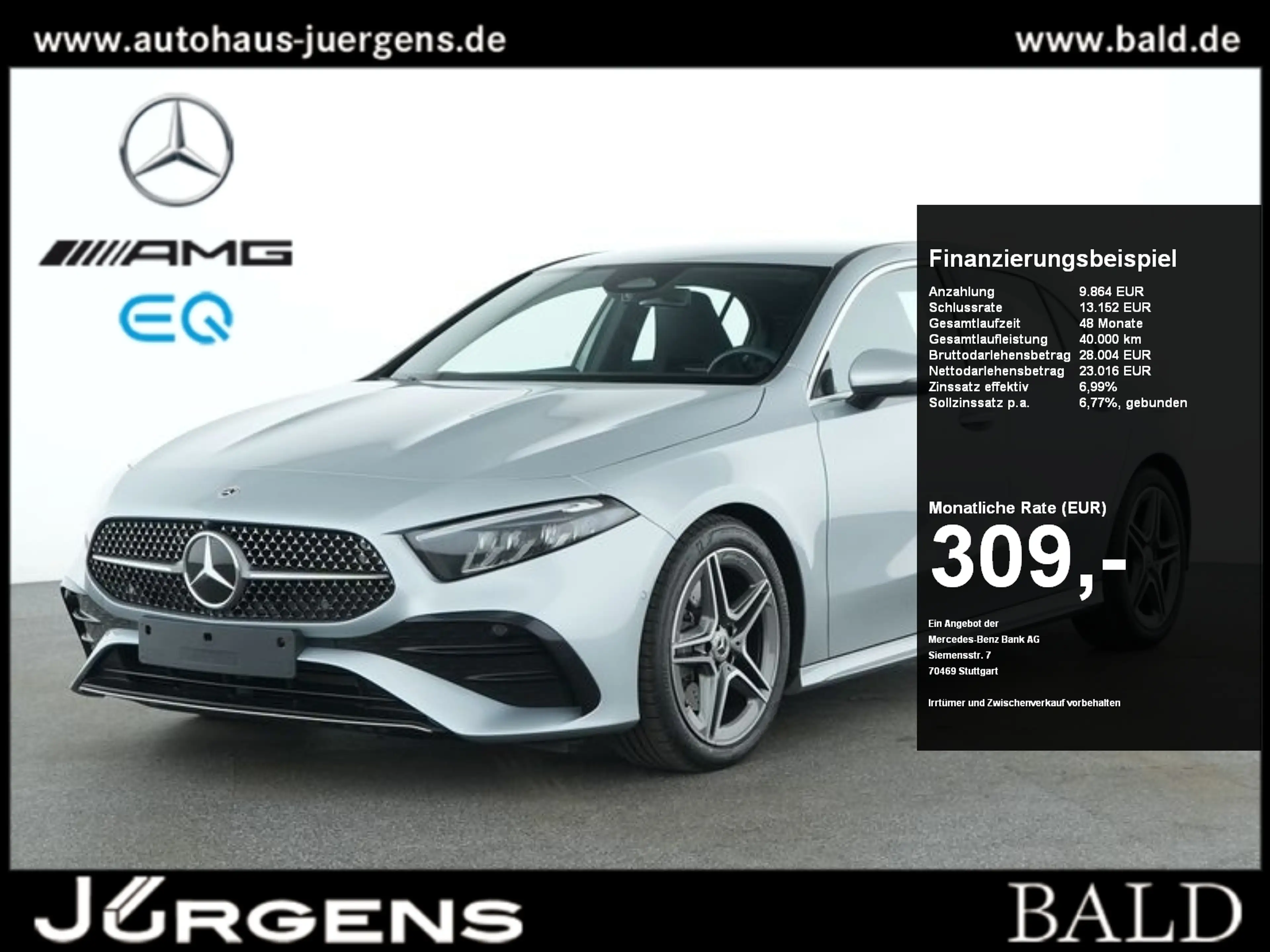 Mercedes-Benz A 220 d AMG-Sport/LED/Cam/Stdhz/Keyl/Ambiente/18