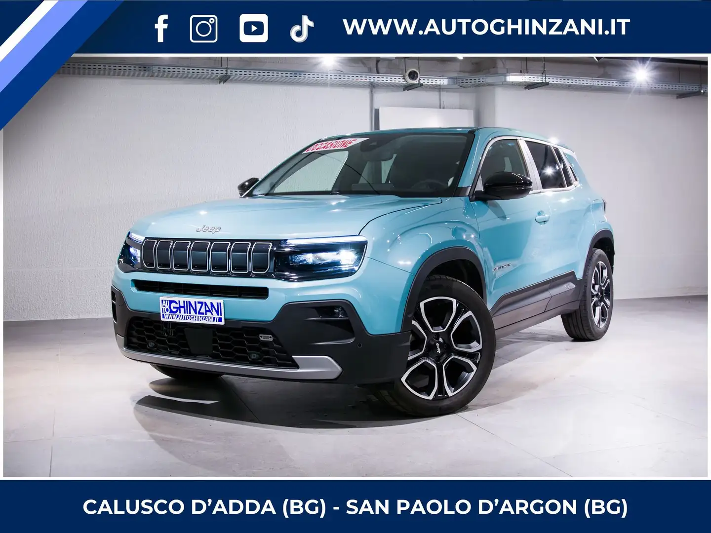 Jeep Avenger Avenger 1.2 Turbo 100 CV Summit - "PREZZO VERO" Blu/Azzurro - 1