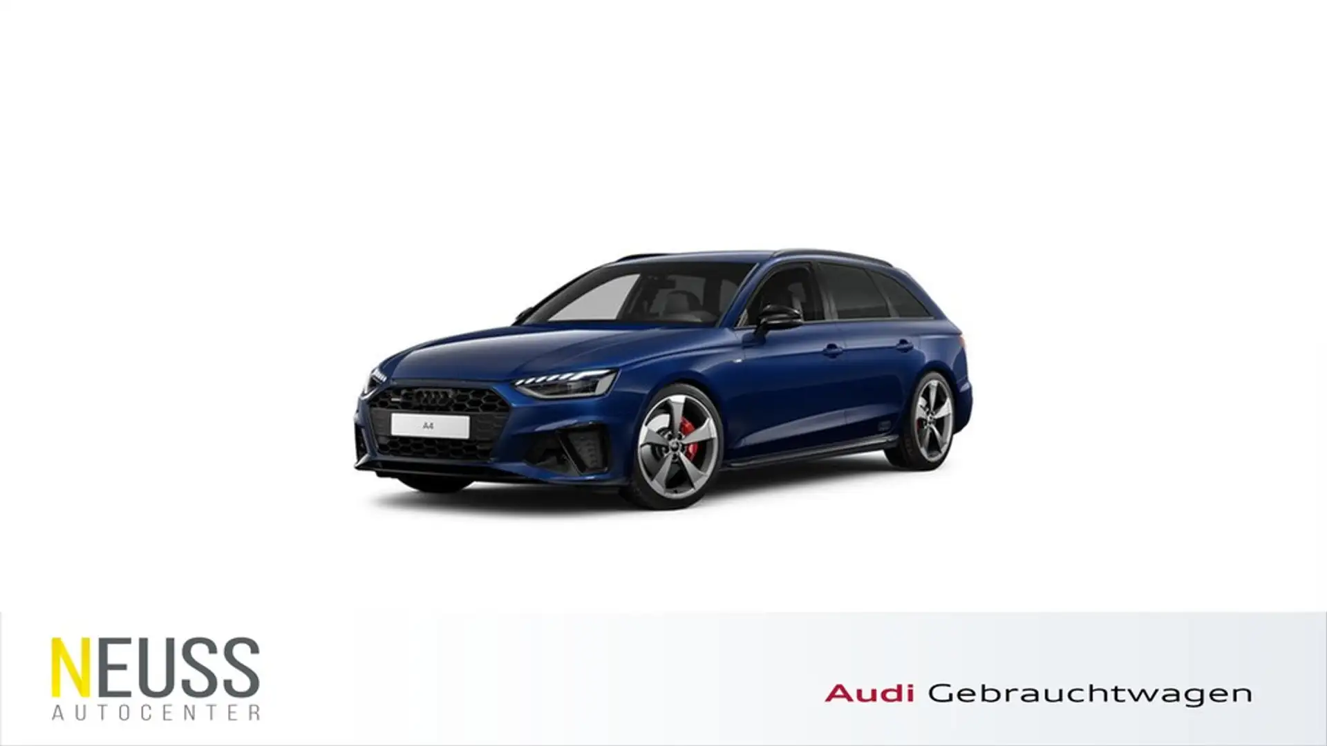 Audi A4 Avant 40 TFSI quattro S line MATRIX+AHK+BLACK Blau - 1