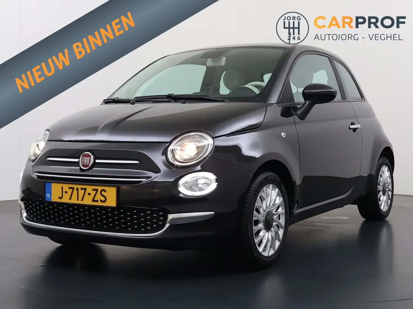 Fiat 500 1.0 Hybrid Lounge NAP | Cruise Control | LMV |  Na Schwarz - 1