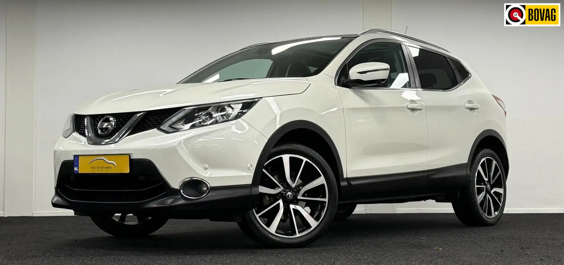 Nissan Qashqai 1.6 Tekna*163PK*Panodak*Leder*Navi*360Camera*Bluet Wit - 1