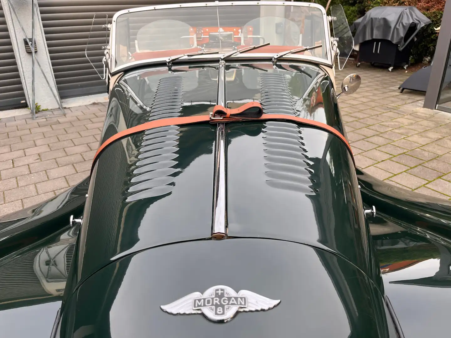 Oldtimer Morgan ,erste +8 Serie absolut top Zust. H-Tüv 09/2026 Grün - 2