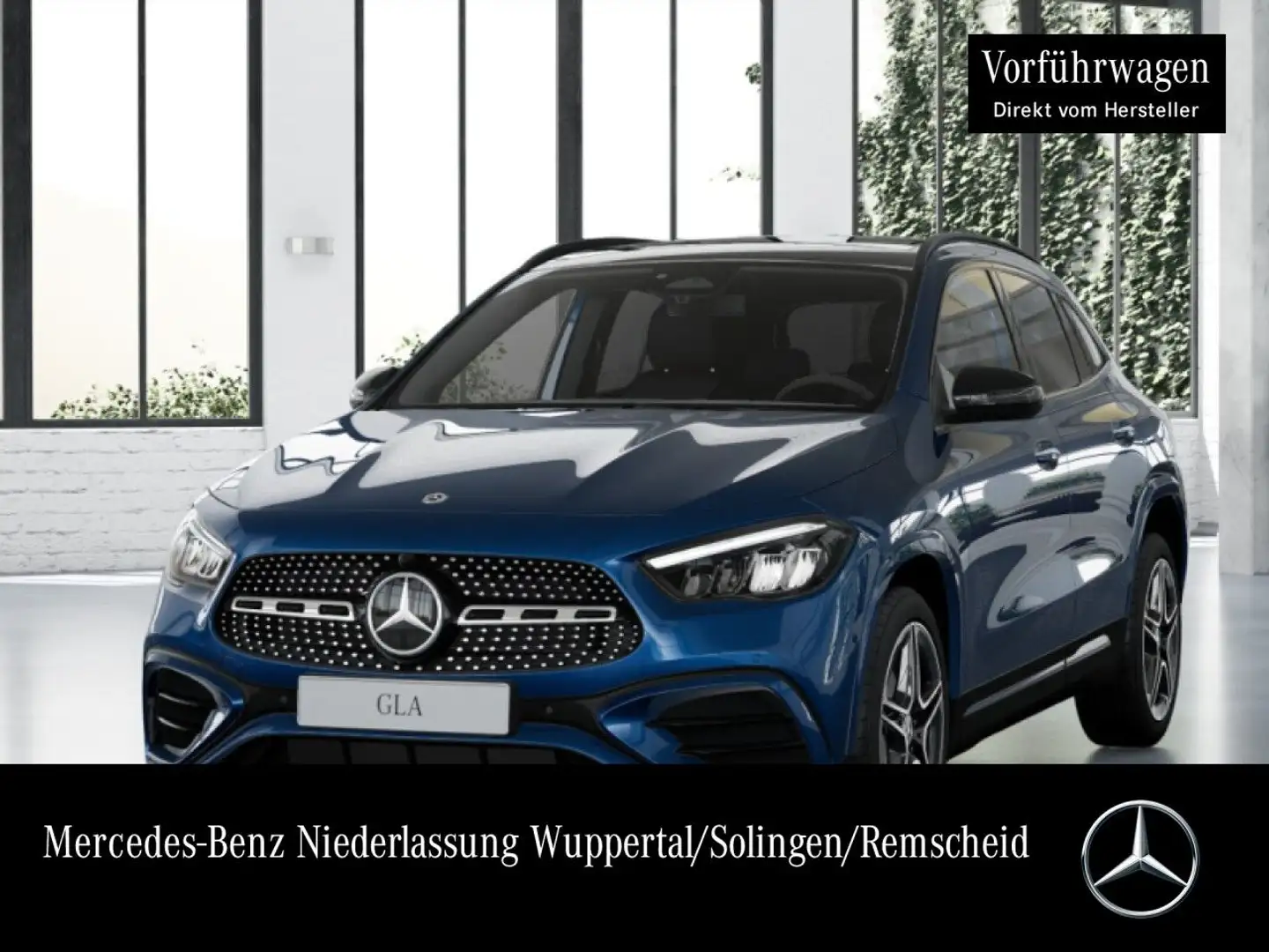 Mercedes-Benz GLA 180 AMG+NIGHT+PANO+AHK+LED+KAMERA+19"+TOTW+7G Blau - 1