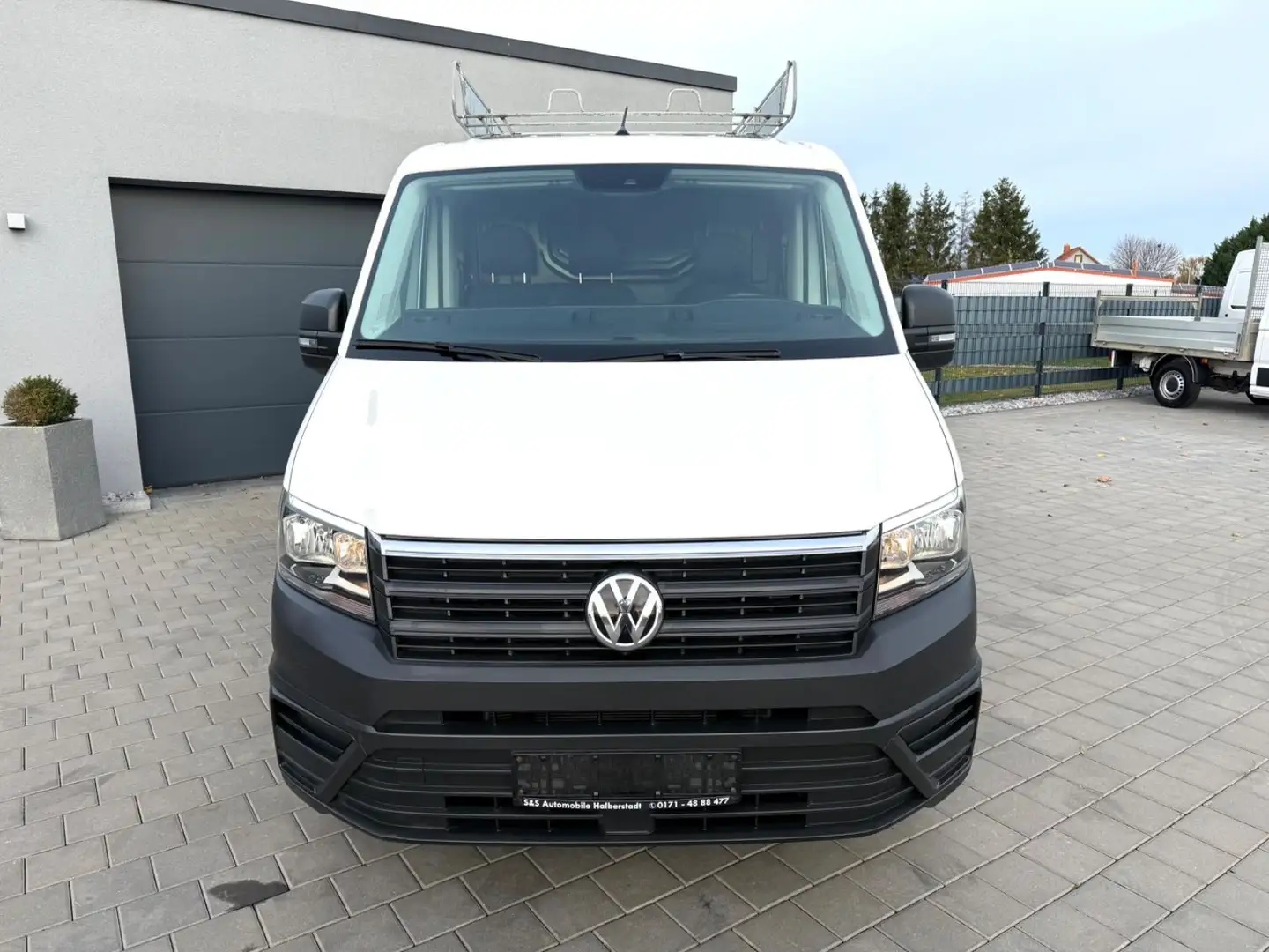 Volkswagen Crafter Kasten35 mittellang Klima Navi Werkstatt Weiß - 2