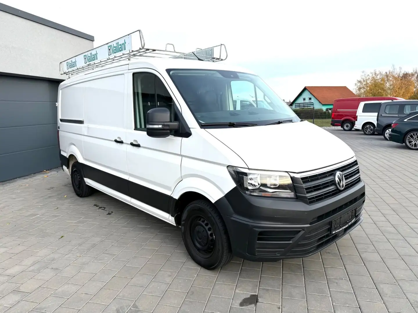Volkswagen Crafter Kasten35 mittellang Klima Navi Werkstatt Weiß - 1