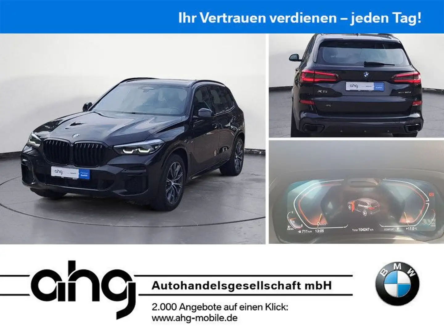 BMW X5 xDrive30d M Sportpaket Sport Aut. Panorama Schwarz - 1