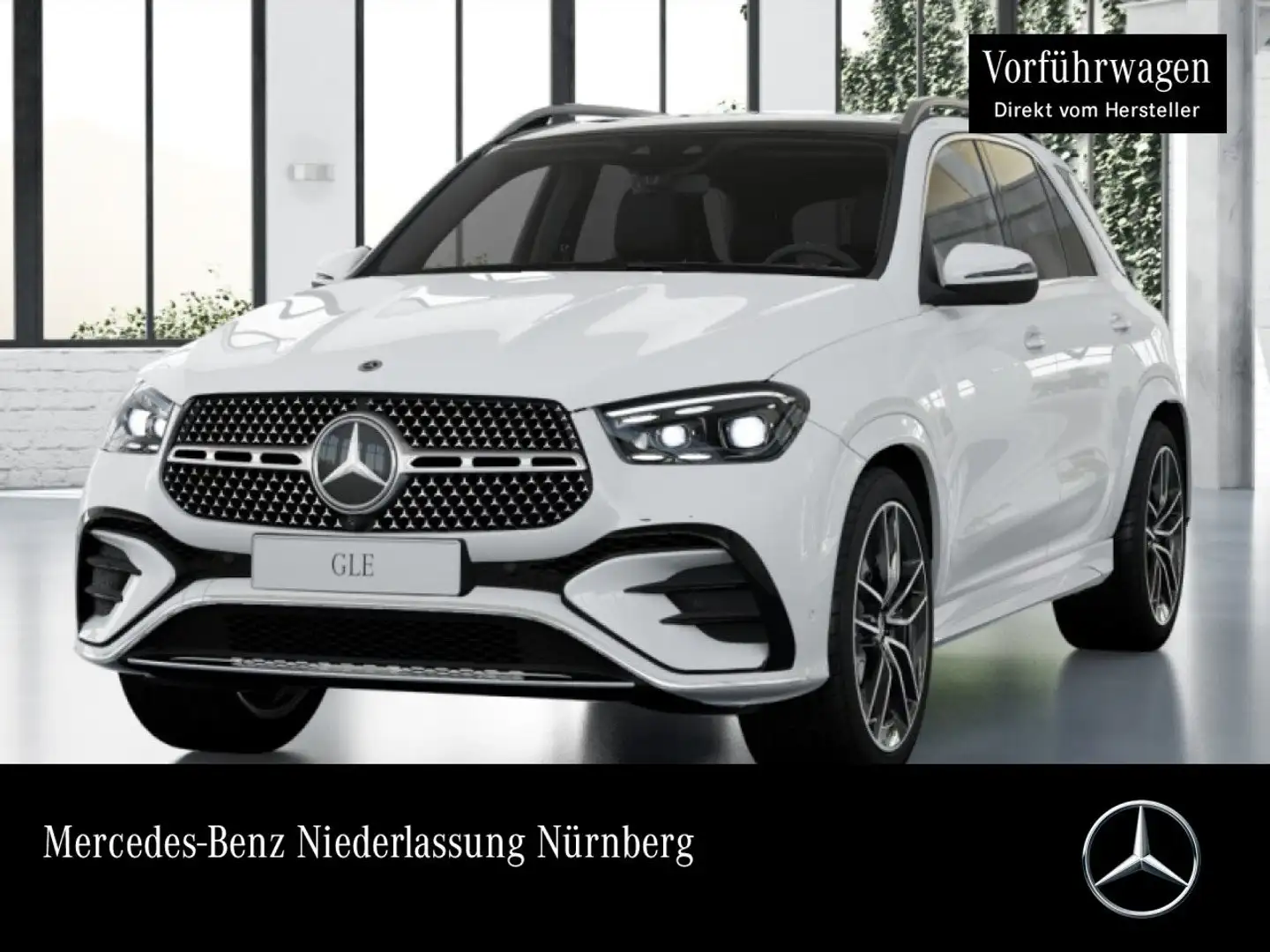 Mercedes-Benz GLE 450 4M AMG+PANO+360+AHK+MULTIBEAM+22"+HUD+SPUR Weiß - 1