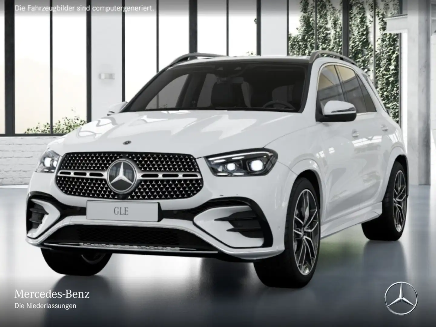 Mercedes-Benz GLE 450 4M AMG+PANO+360+AHK+MULTIBEAM+22"+HUD+SPUR Blanc - 2