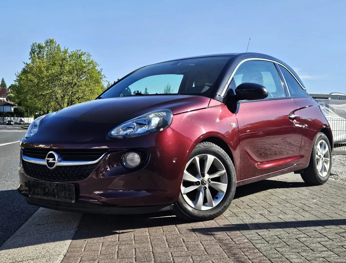 Opel Adam Glam PanoGlasdach Sitzheiz Lenkradheiz PDC Rot - 1