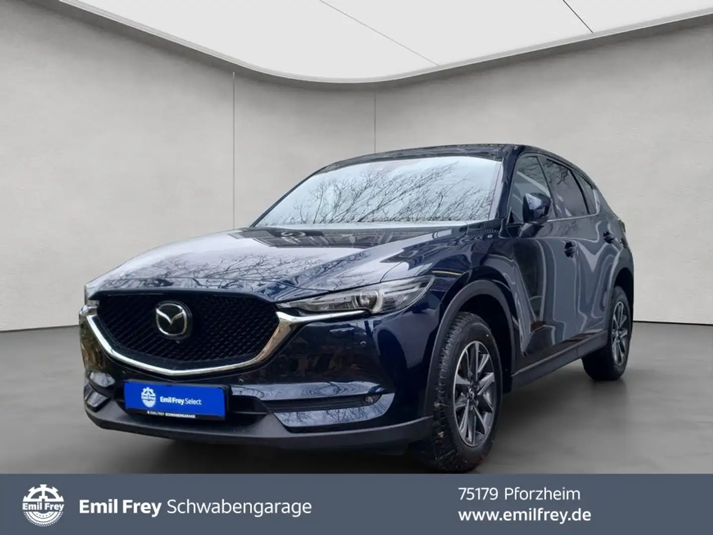Mazda CX-5 SKYACTIV-D 184 Aut. AWD SCR Sports-Line Bleu - 1