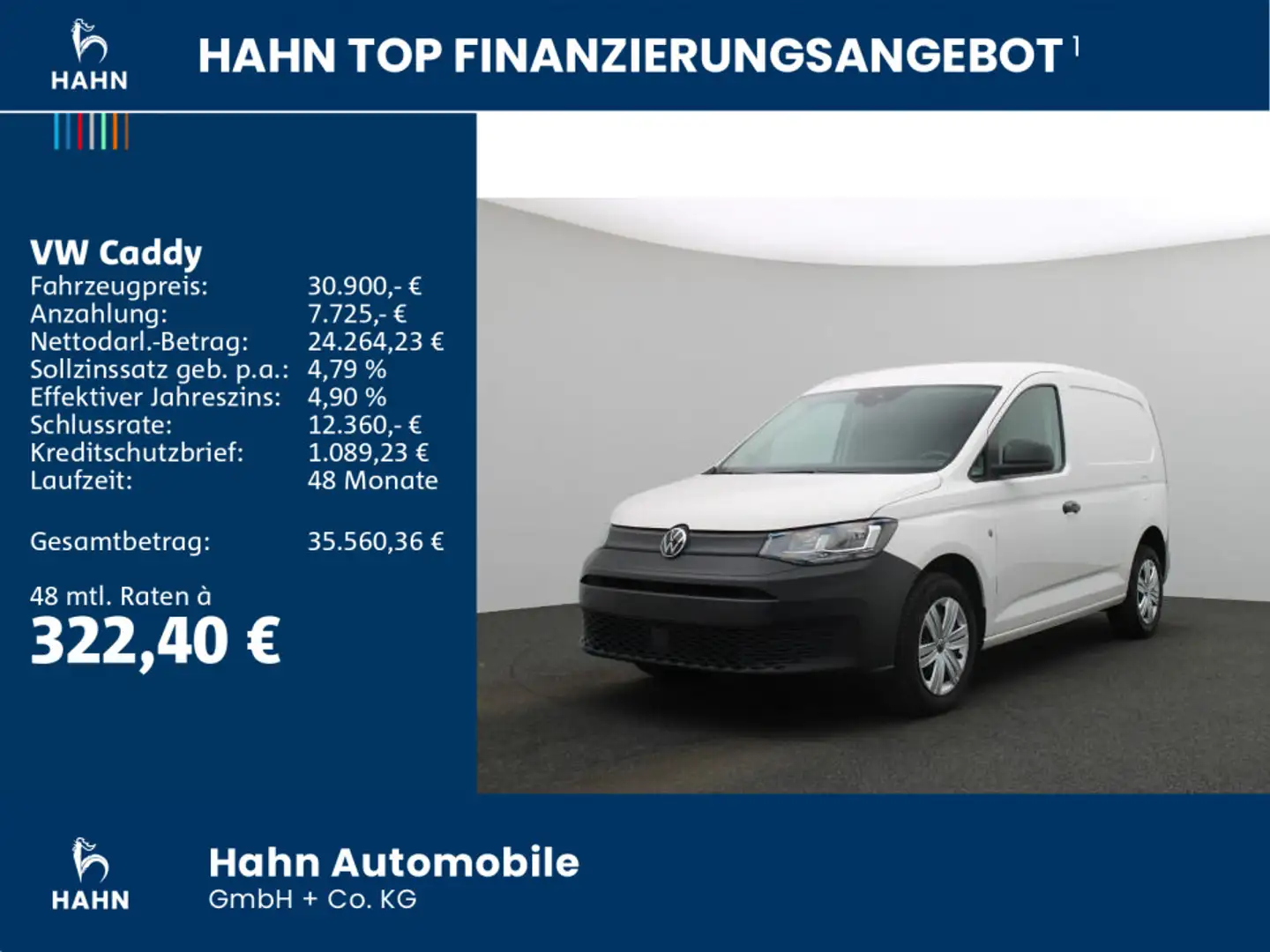 Volkswagen Caddy Cargo 2.0 TDI 90 KW DSG AHK Navi Kamera Wit - 2