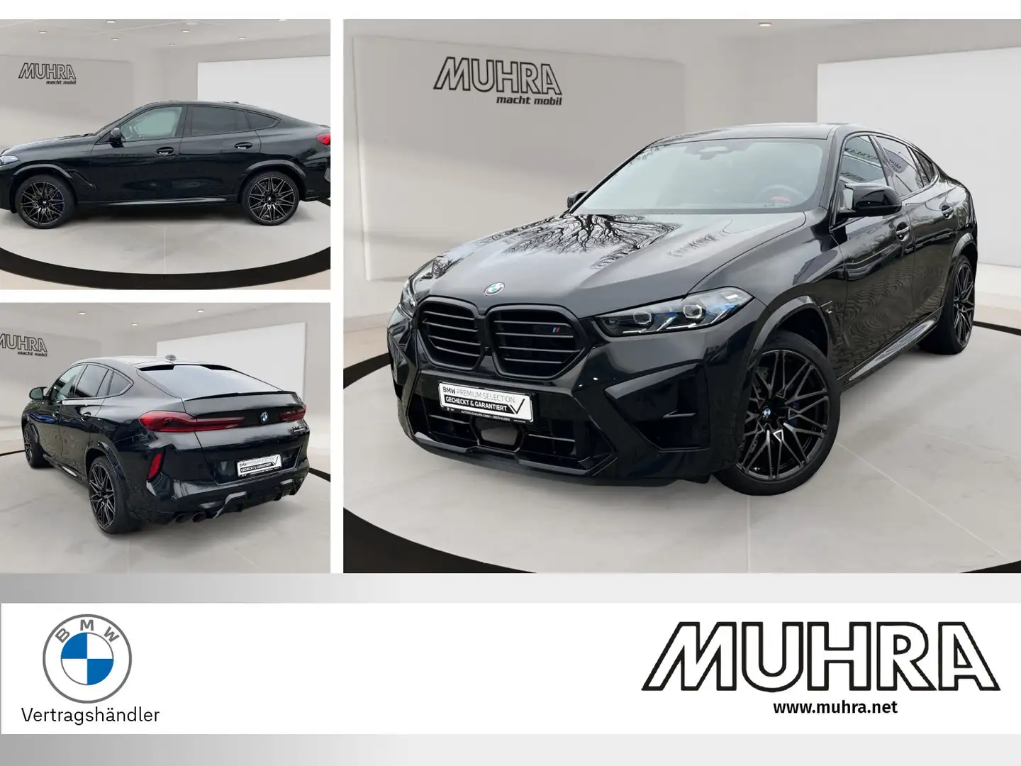 BMW X6 M Competition M 21"/22" AHK Pano Massage Memory H&K Schwarz - 1