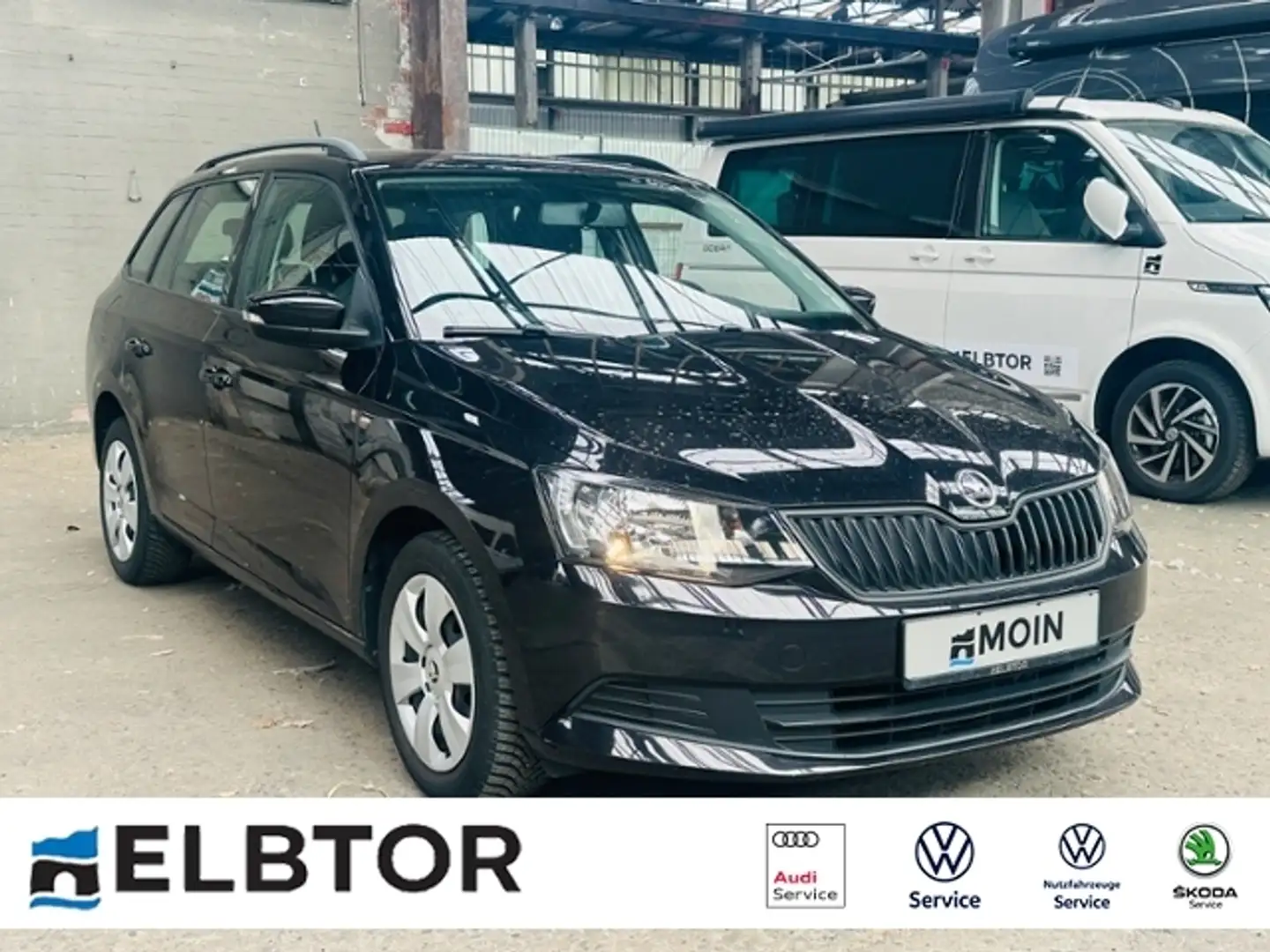 Skoda Fabia III Combi 1.0 MPI 55kW Active Klima Freisprech AB Schwarz - 1