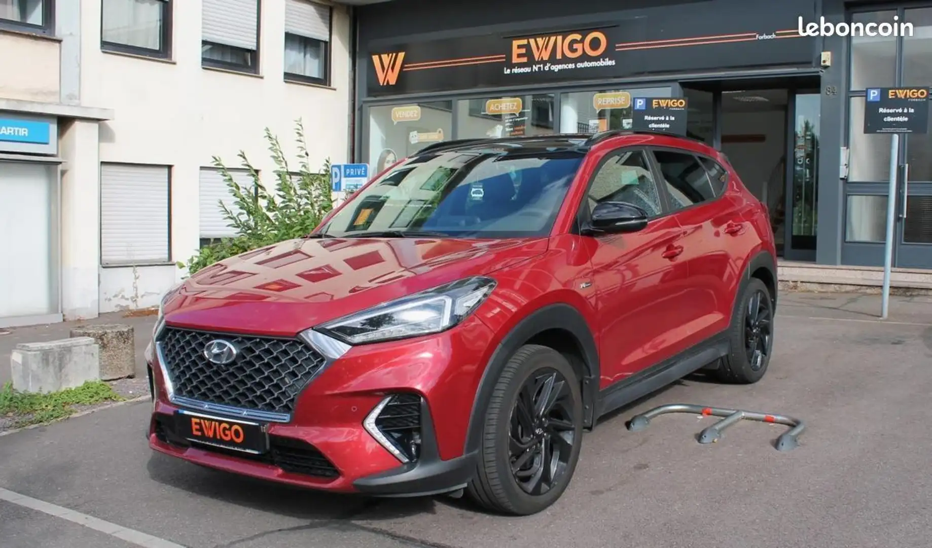 Hyundai TUCSON 1.6 CRDI 136 ch DCT-7 MHEV 48VOLT N LINE TOIT OUVR Rouge - 1