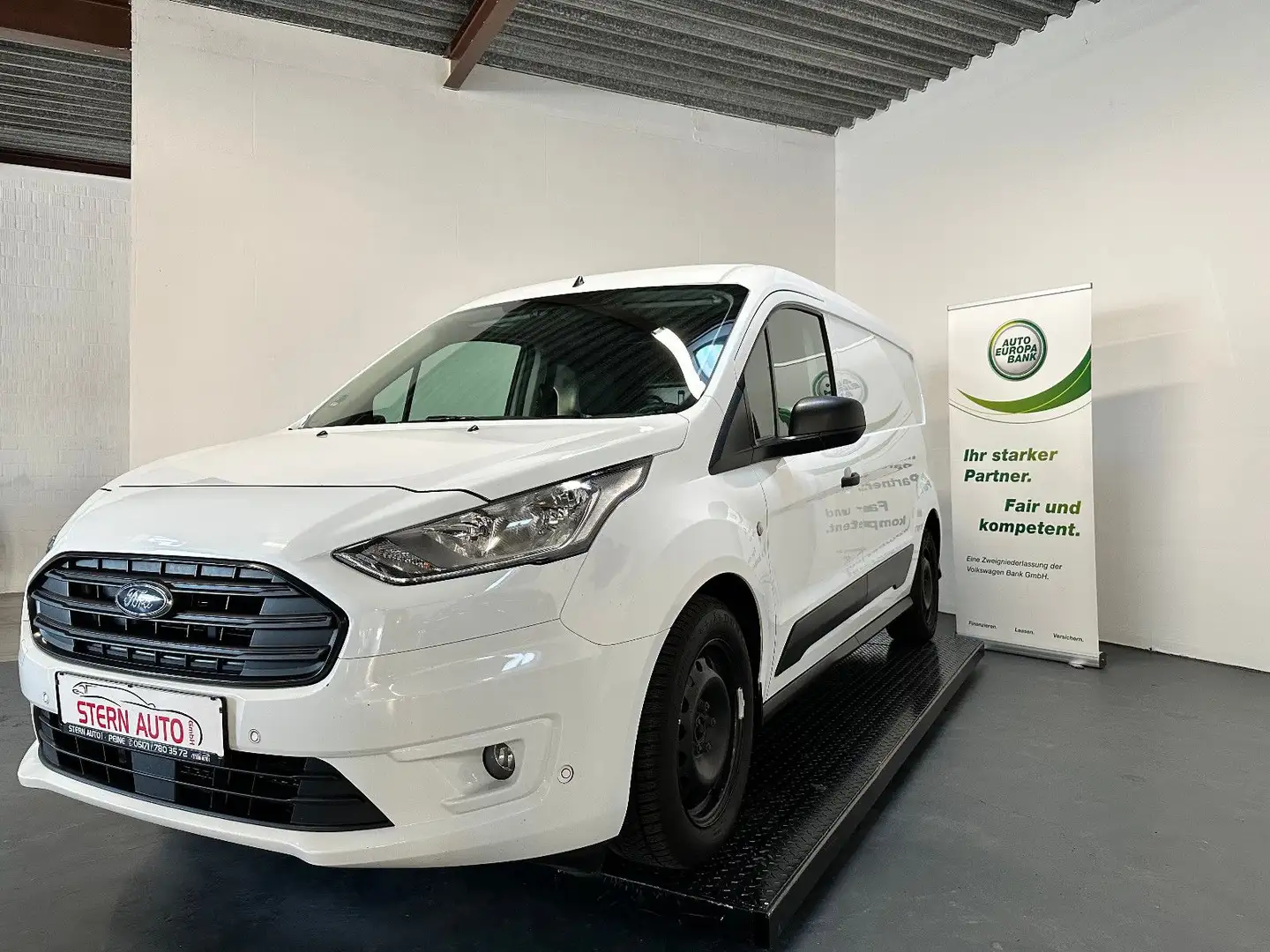 Ford Transit Connect Kasten Lang Regal AHK,KAMERA,PDC Weiß - 1