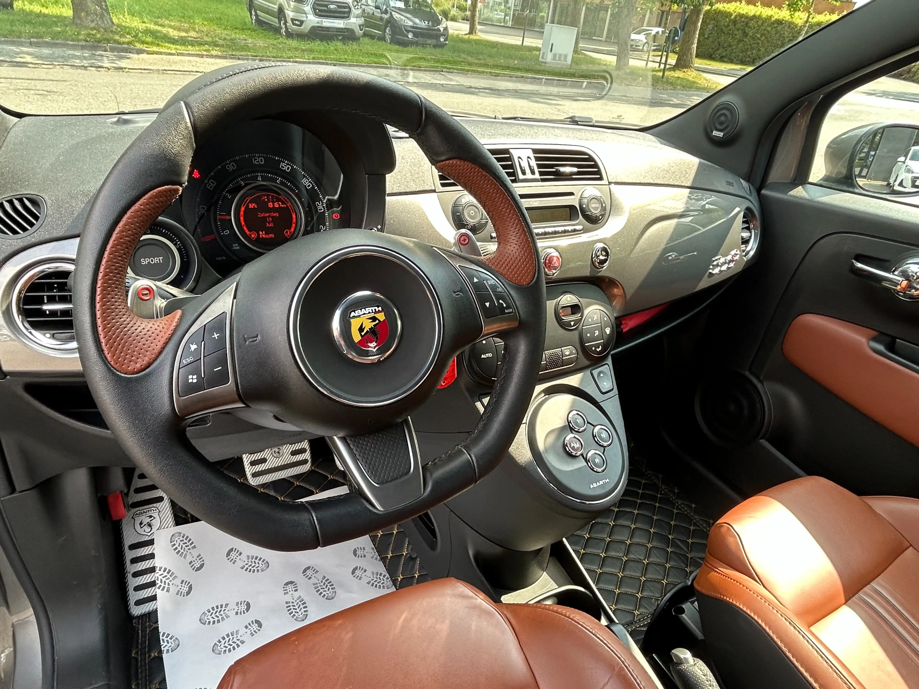 Fiat 500C Abarth 595 Turismo 2013, 18170km, Automaat, PDC, Garantie — photo 10