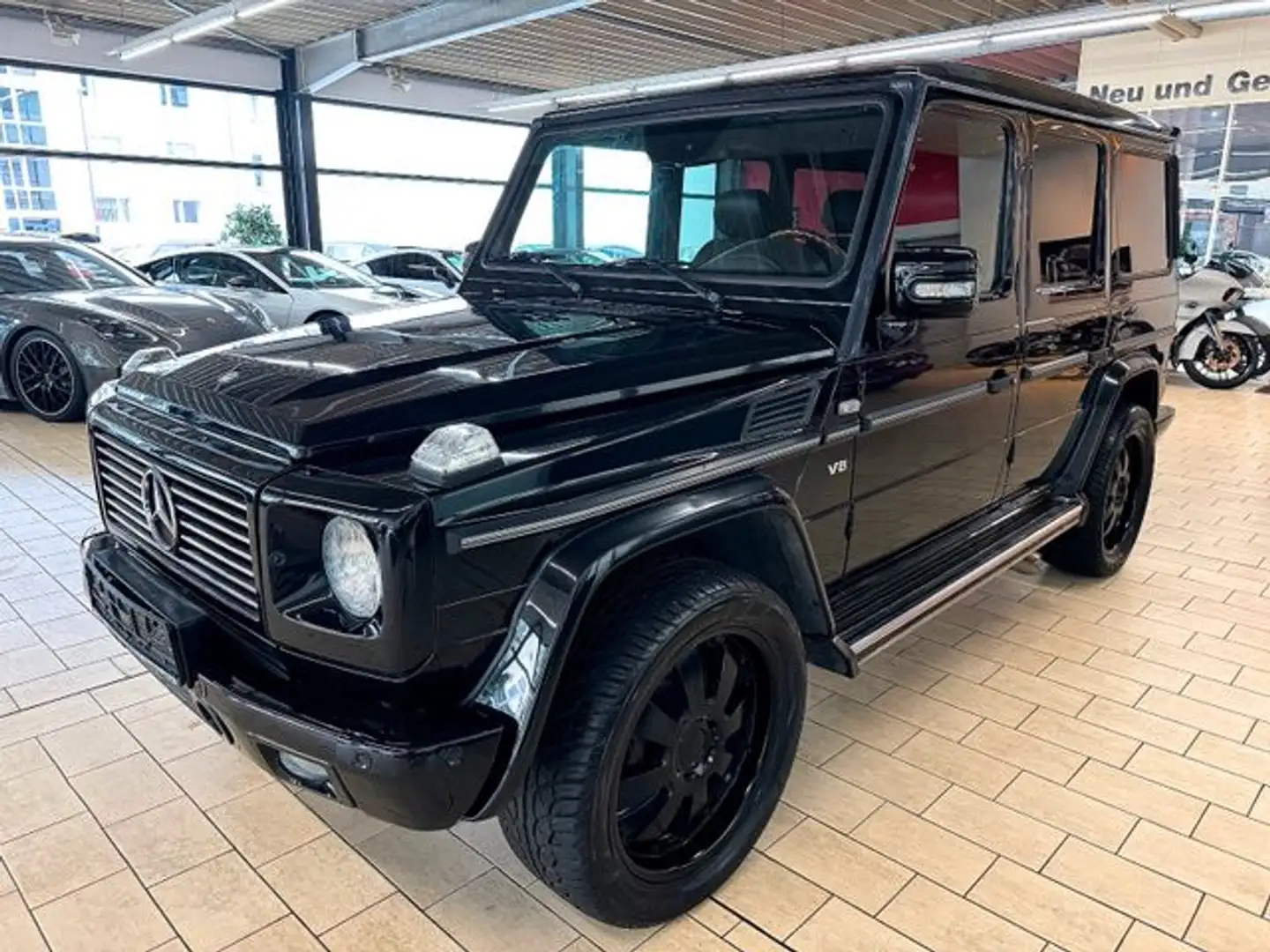 Mercedes-Benz G 500 V8 *AUTOM+KLIMAAUT+ESD+LEDER+SITZH+20'ALU* Schwarz - 2