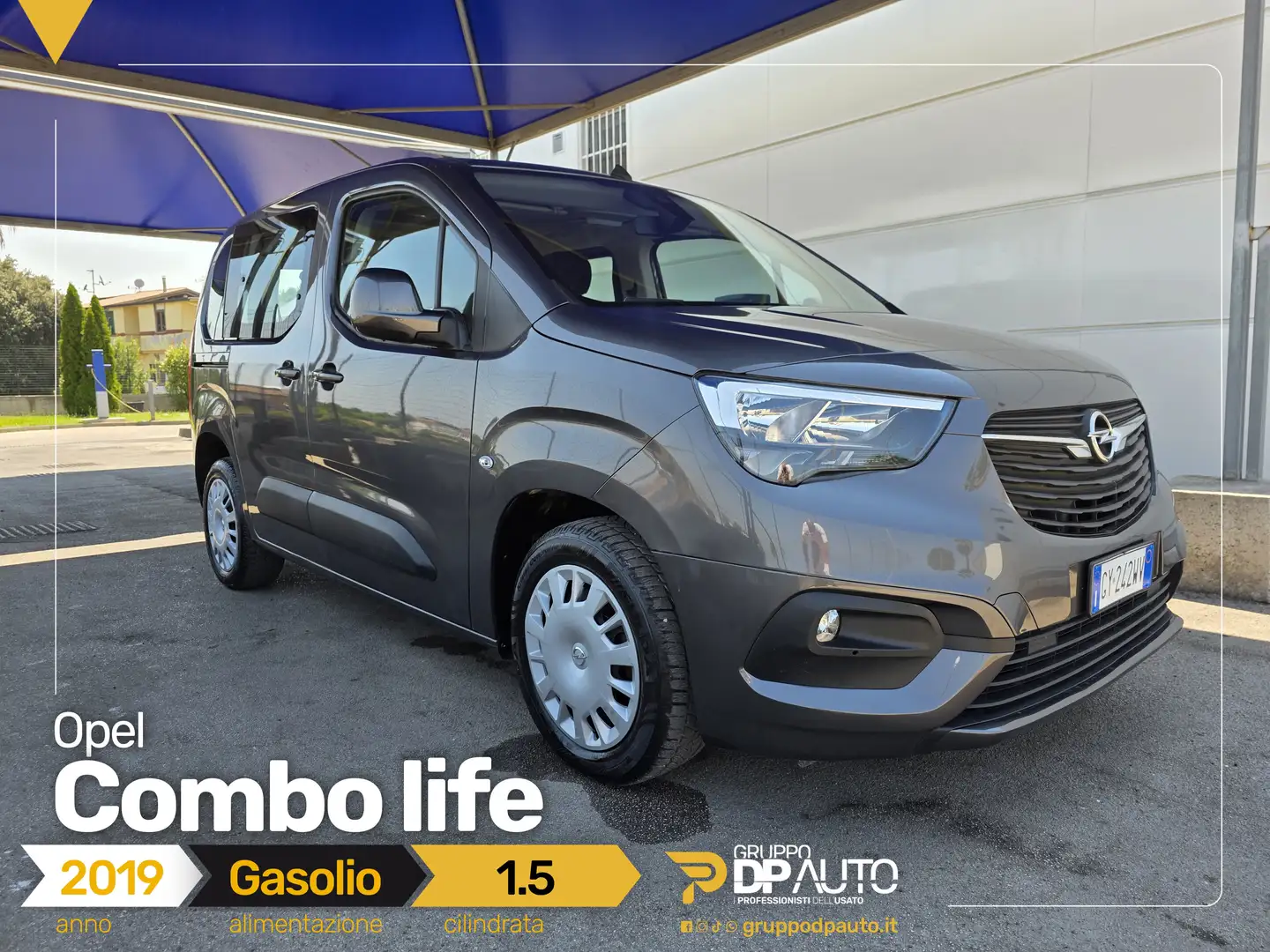 Opel Combo Life life M1 1.5d 100cv Advance S&S L1H1 mt5 Grigio - 1