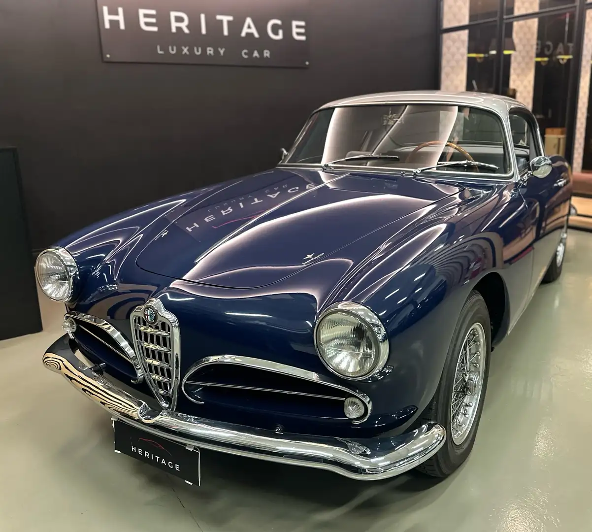 Alfa Romeo Sprint 1900 Super Sprint bicolore carrozzeria Touring Albastru - 2