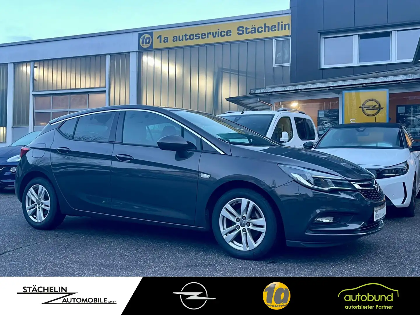 Opel Astra K 1.4T Dynamic,S&LHZ,AGR,NAVI,RKAM,DAB,ALU Grau - 1