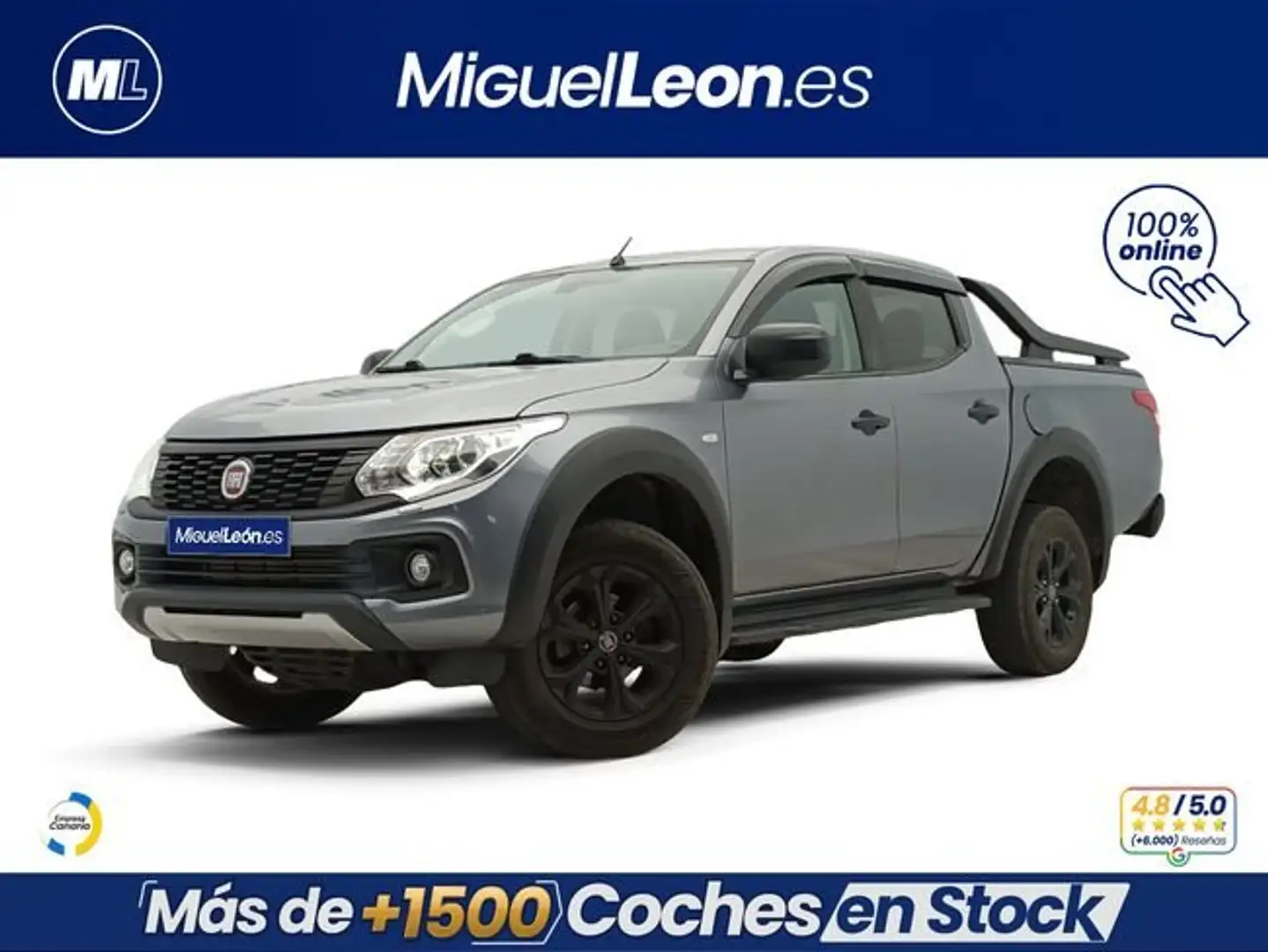 Fiat Fullback 2.4 Diésel de 181 CV 4x4 Cross Gris - 1