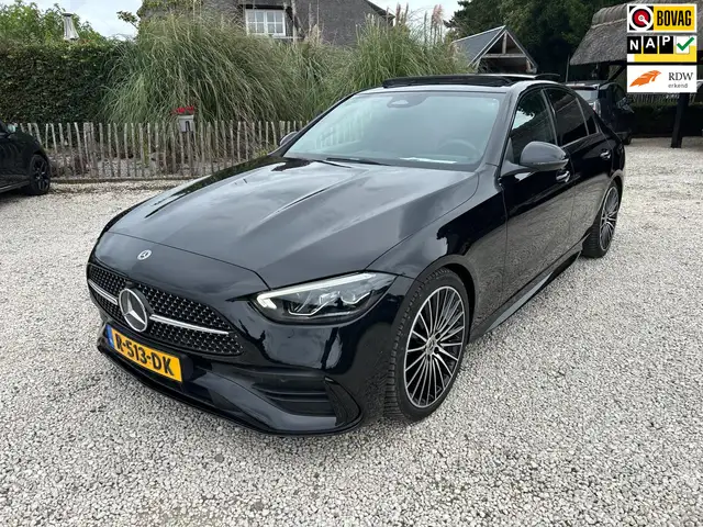 Mercedes-Benz C 180 AMG Automaat, Panoramadak, Leder.
