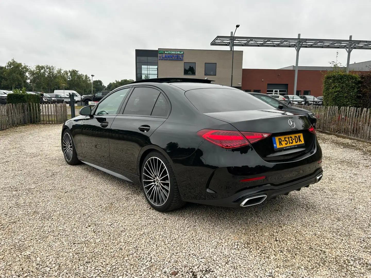 Mercedes-Benz C 180 AMG Automaat, Panoramadak, Leder. Schwarz - 2