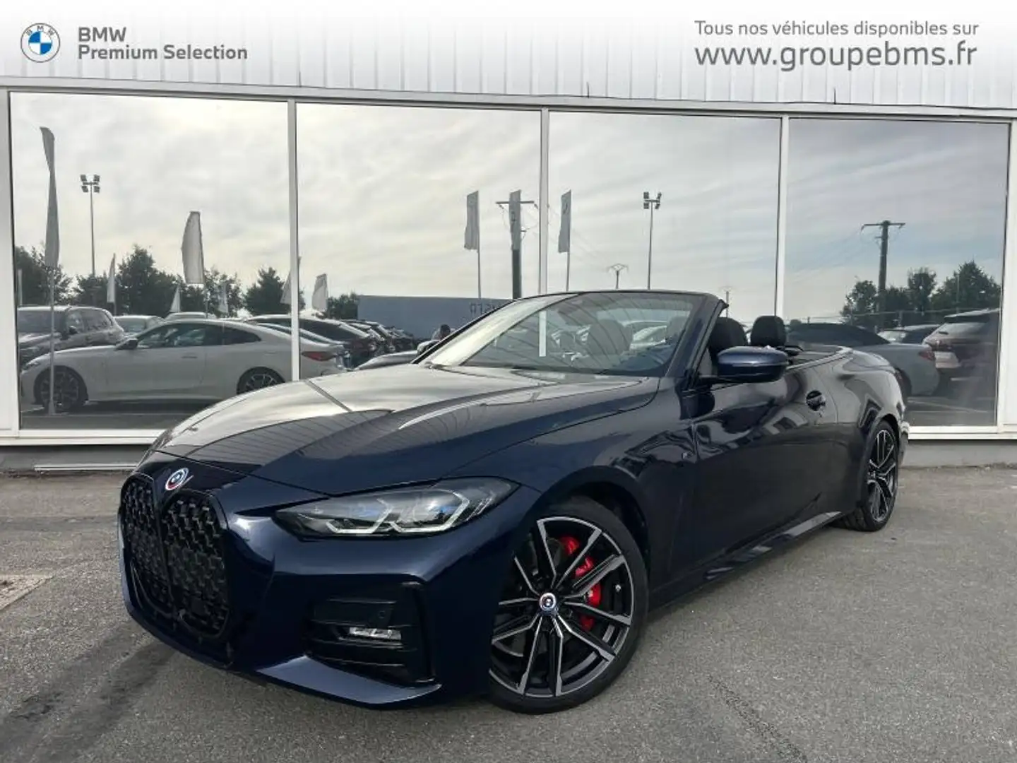BMW 430 430dA 286ch M Sport 17cv Bleu - 1