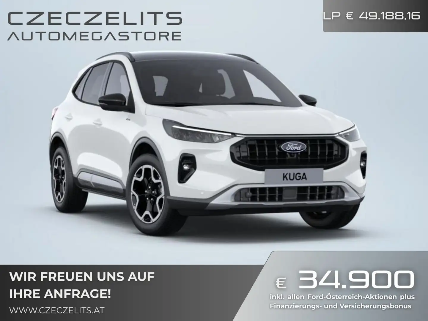 Ford Kuga 2,5 Duratec FHEV Titanium Aut. ON43094 JF Weiß - 1