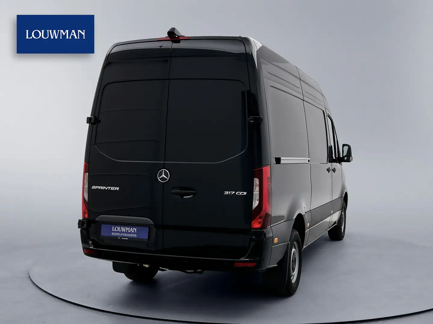 Mercedes-Benz Sprinter 317 1.9 CDI L2H2 3500KG trekgewicht BPM-Vrij Direc Negro - 2