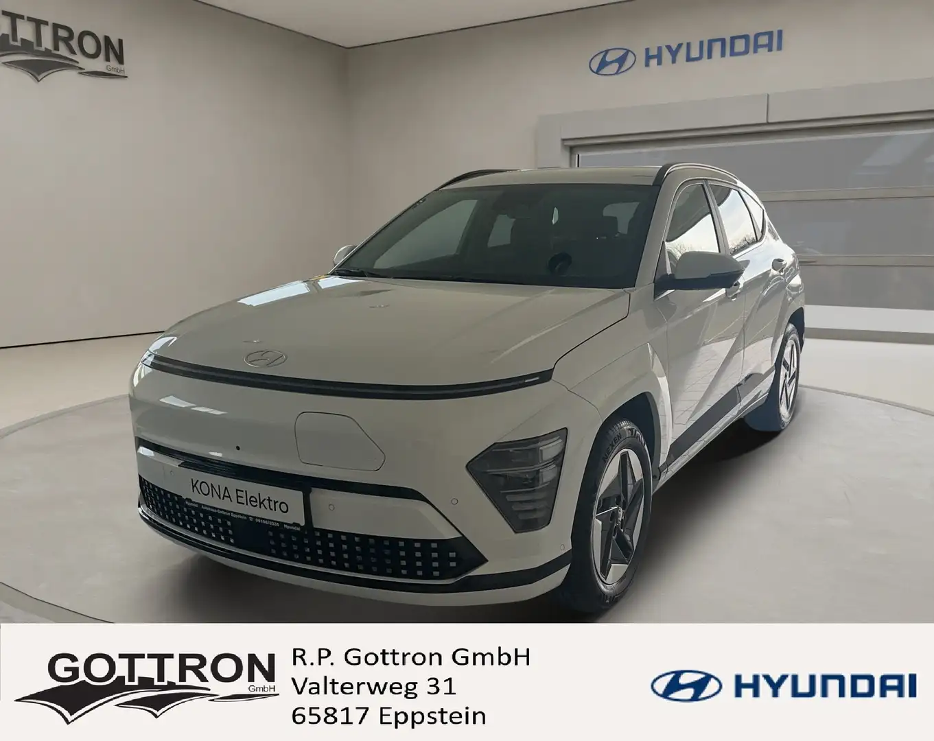 Hyundai KONA ELEKTRO Prime 2WD Weiß - 1