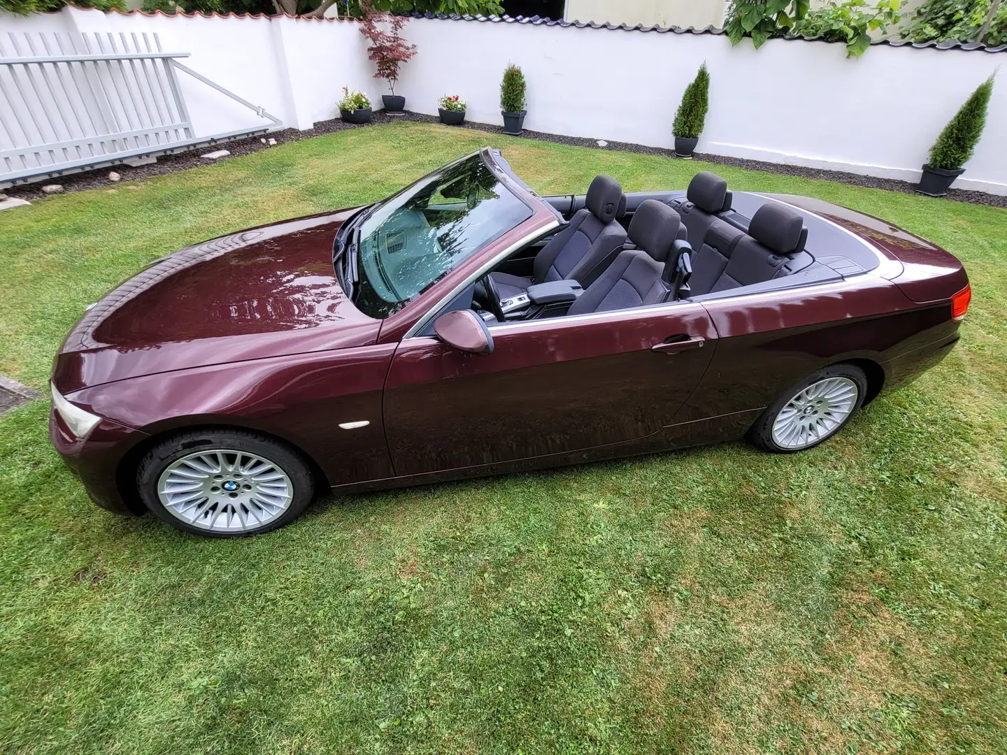 BMW 320 3er Cabrio Diesel 320d DPF Cabrio Piros - 2