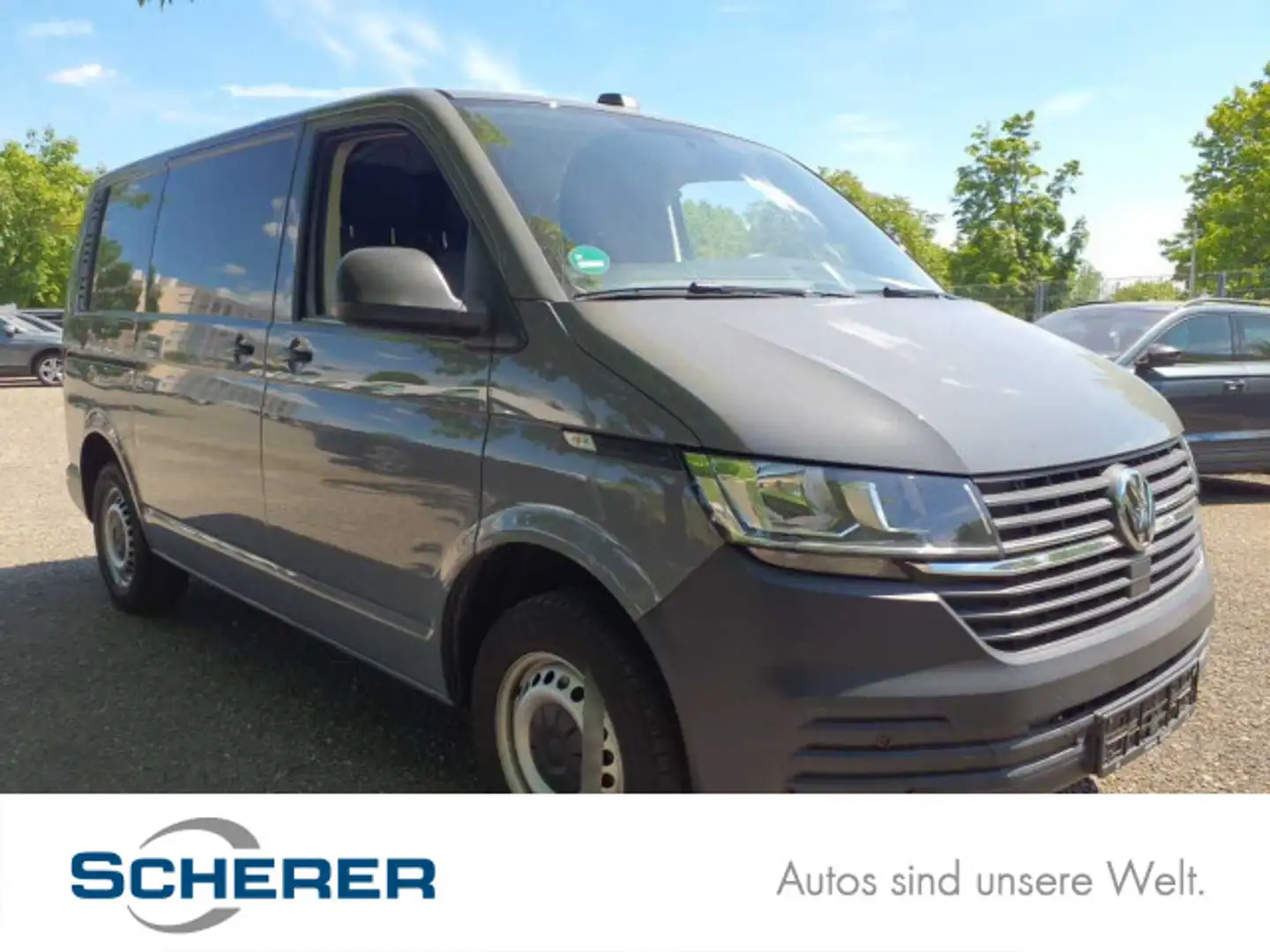 Volkswagen T6.1 Transporter T6.1 Kasten 2.0 TDI PDC+Kamera+Sitzhzl+Klima+App Grau - 1