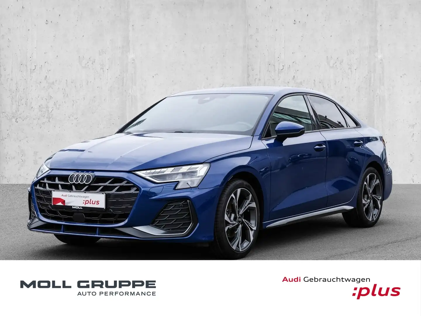 Audi A3 Limousine 35 TFSI Sline AHK DYNLICHT EL.HECK Bleu - 1