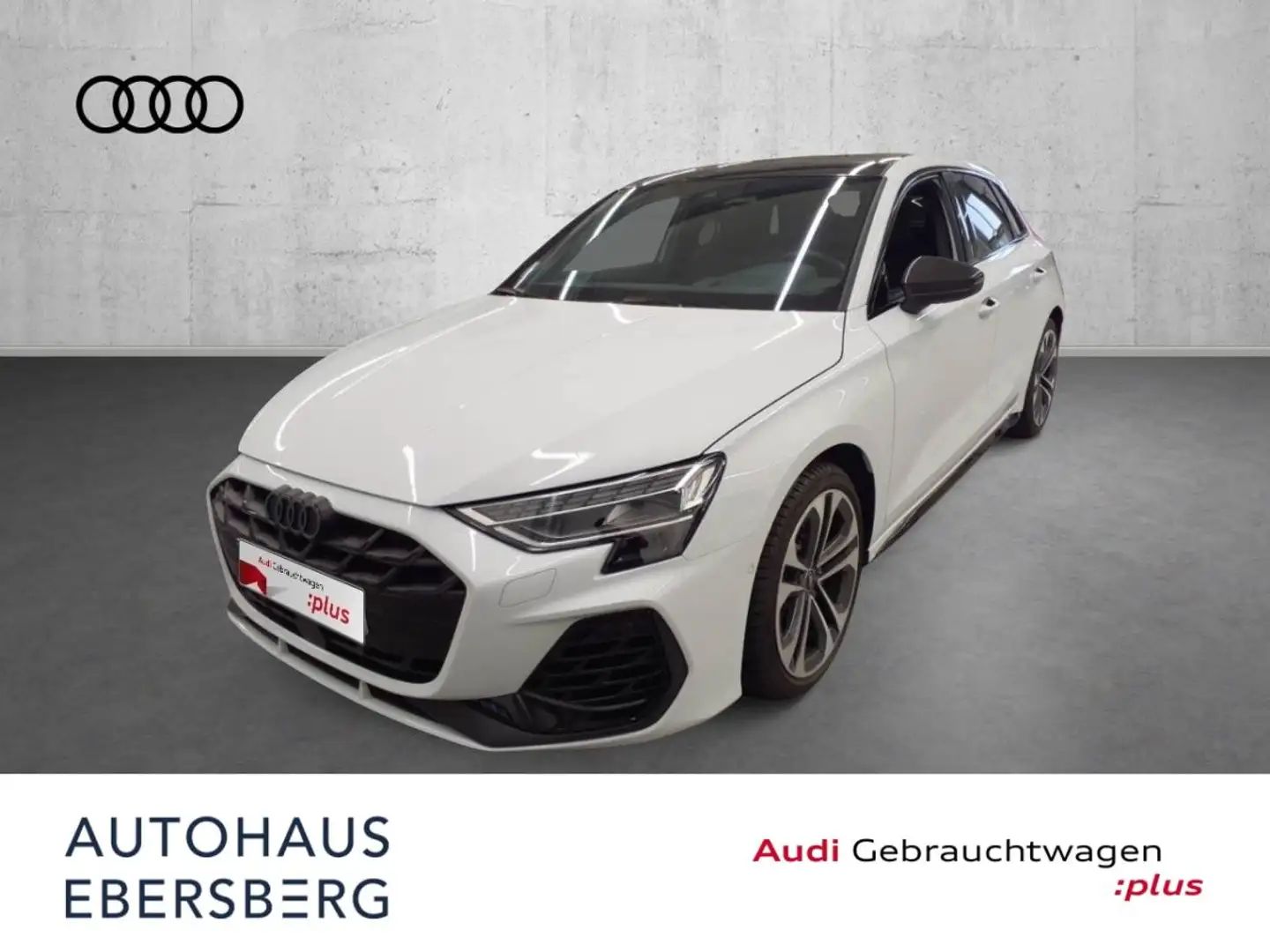 Audi S3 Sportback TFSI 5JGar Kamera Pano #black Assist MAT Weiß - 1
