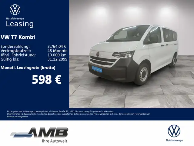 Volkswagen T7 Kombi 2.0 TDI KR Matrix/Nav/9Sitz/360°/5J.Gar