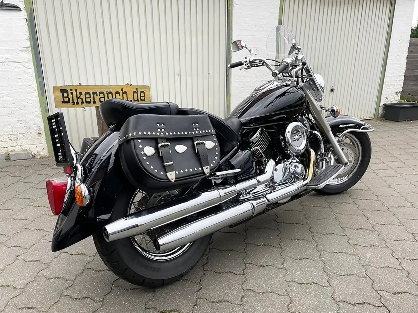 Yamaha XVS 1100 Classic* 10600 km* Top-Vollausstattung* wie neu! Schwarz - 1