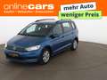 Volkswagen Touran 2.0 TDI Comfortline Aut LED SKY AHK RADAR Blau - thumbnail 1