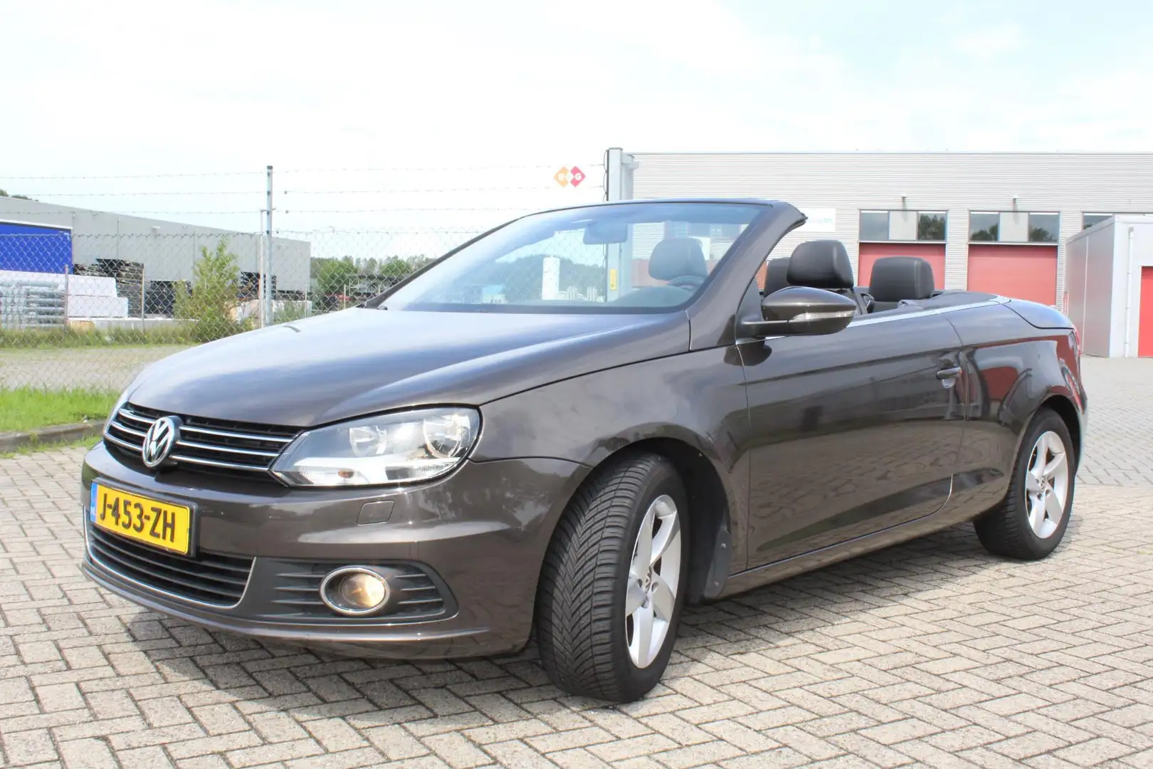 Volkswagen Eos 1.4 TSI Highline cabriolet vol leder navi clima lm Brun - 2
