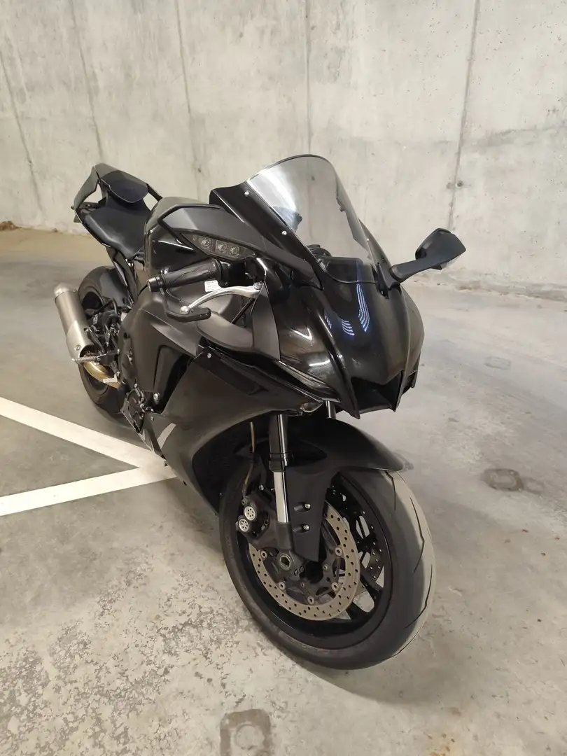 Yamaha YZF-R1 Full Black Negro - 1
