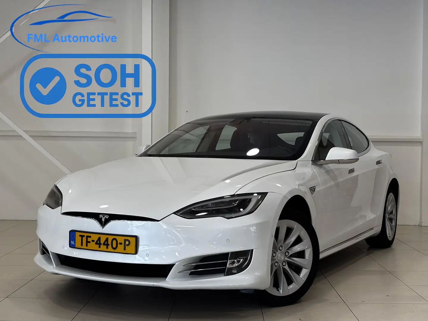Tesla Model S 75D Base | 87% SOH | Wit metallic | Autopilot | Le Wit - 1