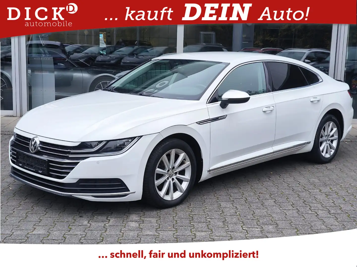 Volkswagen Arteon 2.0 TDI DSG Elegan NAVI+LED+SHZ+TEMP+DAB+ Blanc - 1