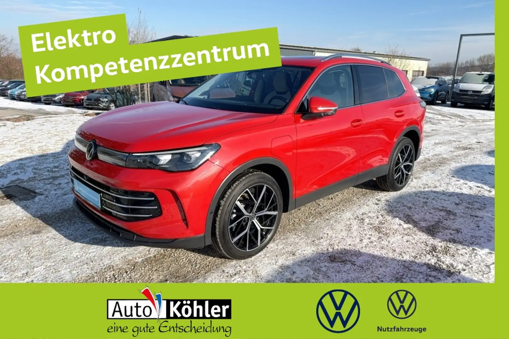 Volkswagen Tiguan Elegance eHybrid DSG NW-Anschlussgarantie Rot - 1